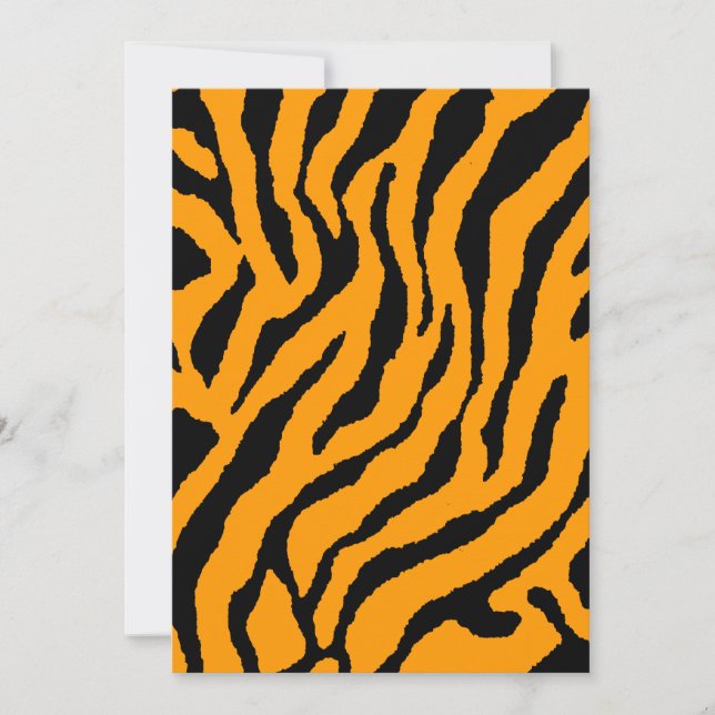 Corey Tiger 80s Listras de Tigre (Laranja) (Frente)