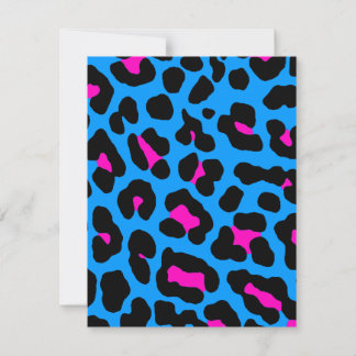 Corey Tiger 80s Manchas de Leopardo (Azul)