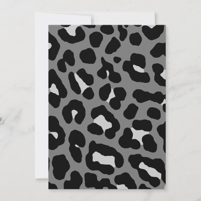 Corey Tiger 80s Manchas de Leopardo (Cinza) (Frente)