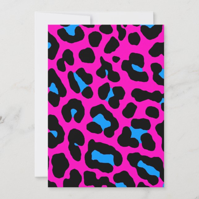 Corey Tiger 80s Manchas de Leopardo (Rosa) (Frente)