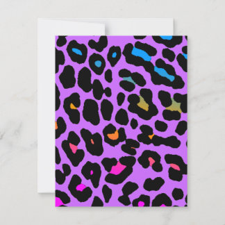 Corey Tiger 80s Manchas de Leopardo (Roxo)