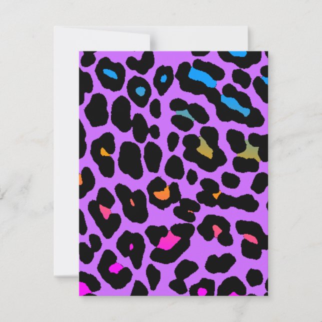 Corey Tiger 80s Manchas de Leopardo (Roxo) (Frente)