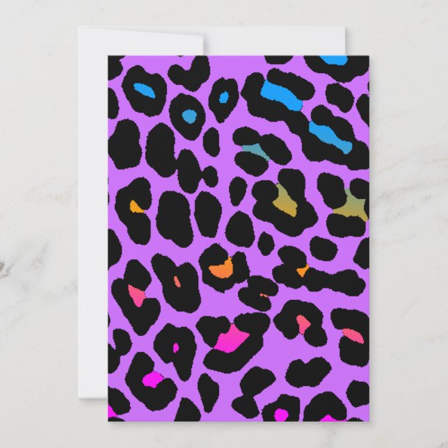 Corey Tiger 80s Manchas de Leopardo (Roxo) (Frente)
