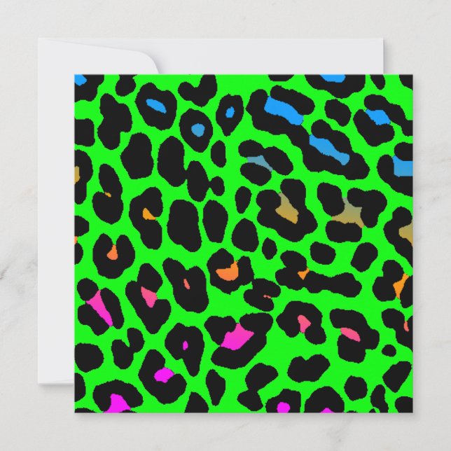 Corey Tiger 80s Manchas de Leopardo (Verde) (Frente)