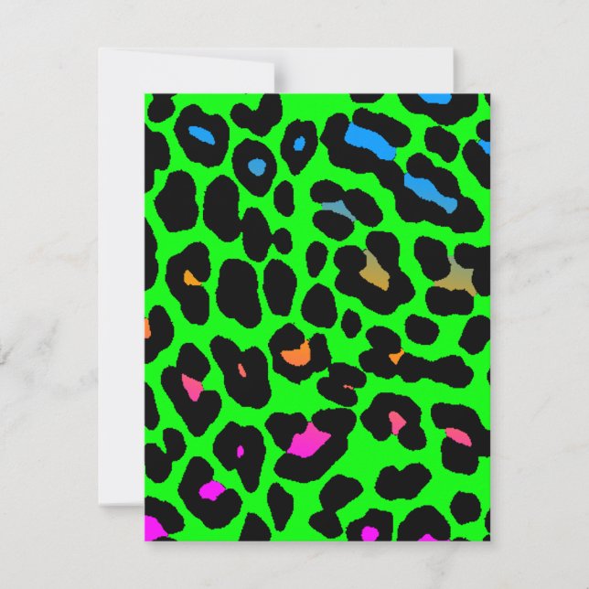 Corey Tiger 80s Manchas de Leopardo (Verde) (Frente)