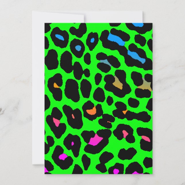 Corey Tiger 80s Manchas de Leopardo (Verde) (Frente)