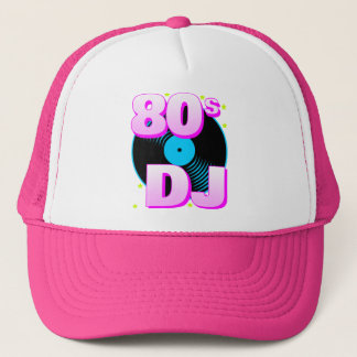 Corey Tiger 80s Retro 80s Boné de Caminhoneiro DJ