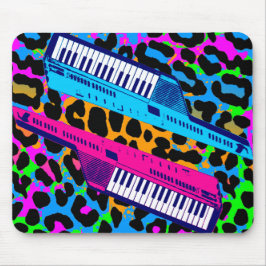 Corey Tiger 80s Retro Keytar Vintage Mousepad