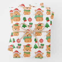 Corgi Cachorro Cachorro Papais noeis Festivos Feli