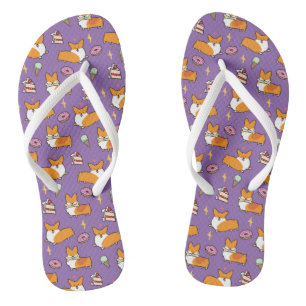 Corgi Doce Trata Chinelos
