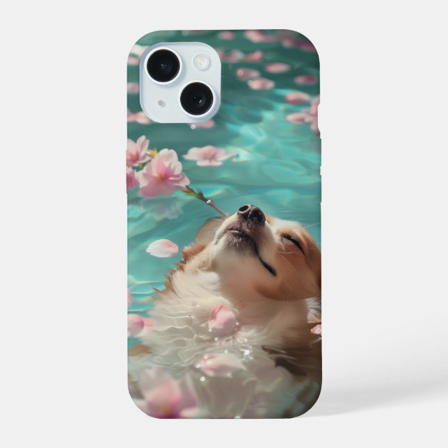 Corgi em Piscina (Verso)