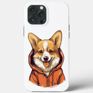 Corgi Engraçado Vestindo Moletom