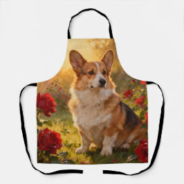 Corgi in the Roses III