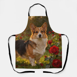 Corgi in the Roses IV