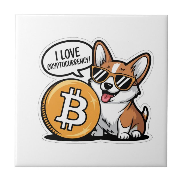 Corgi Legal Ama Criptomoeda (Frente)