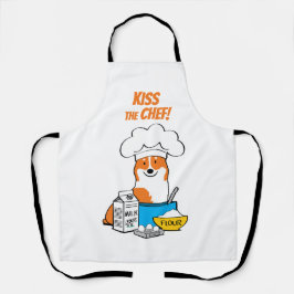 Corgi Life | Apron | Vermelho | 1