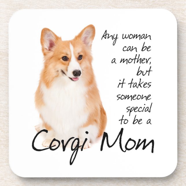 Corgi Mãe Porta copos (Frente)