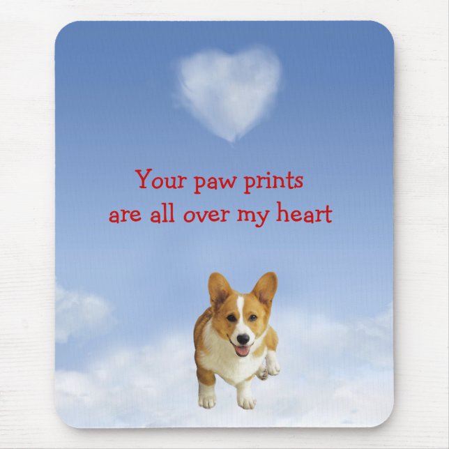 Corgi Mousepad de Galês do Pembroke (Frente)
