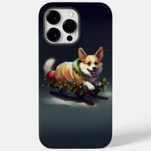 Corgi Natal Inverno de Neve