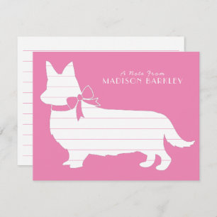 Corgi Puppy Dog Pembroke Welsh Cartões de agradeci