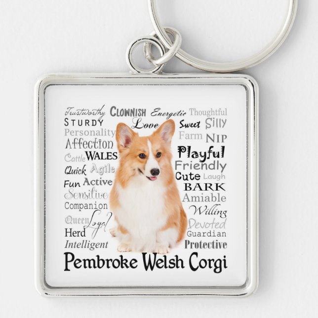 Corgi Traits Chaveiro (Frente)