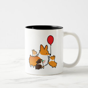 Corgi vermelho eu amo a caneca   CorgiThings da