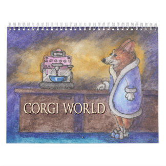 Corgi World - um calendário galês para cães corgi
