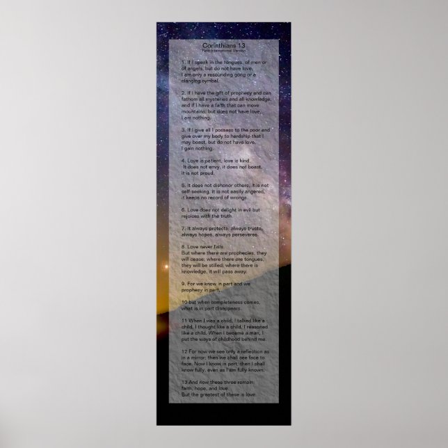 Corintianos 13 Impressão (Frente)