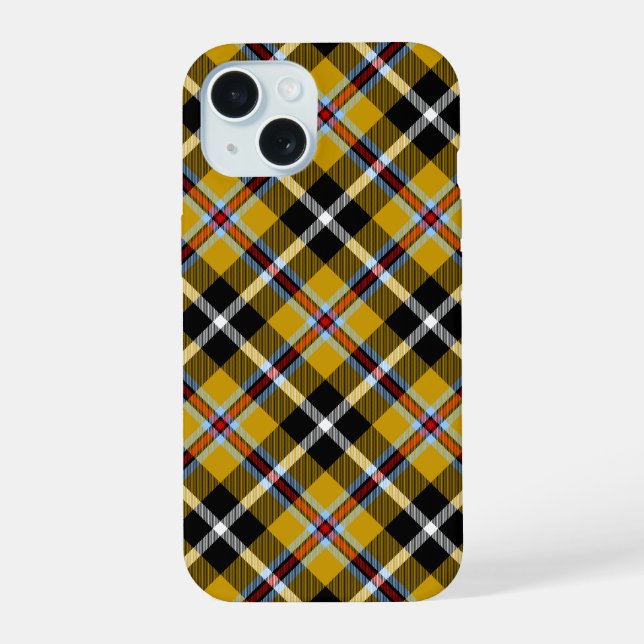 Cornish National Tartan Yellow and Black Xadrez (Verso)