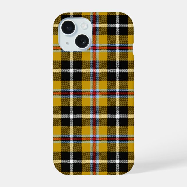 Cornish National Tartan Yellow and Black Xadrez (Verso)