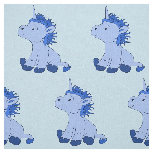 Corno Azul - Tecido para Crianças (Modelo)