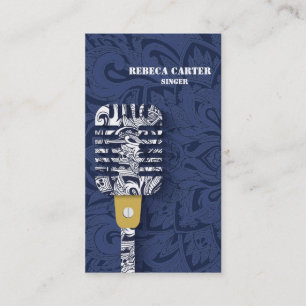 Coro do cartão do artista da música do jogador do