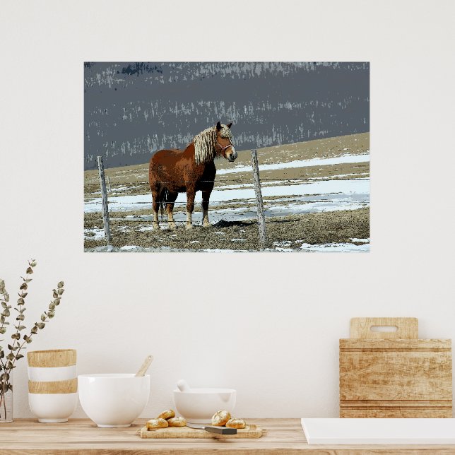 Coroa Belga De Paddock Poster (Cozinha)