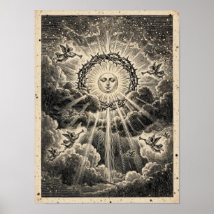 Coroa de Espinhos do Amanhecer Impressão — Arte de