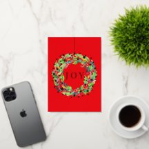 Coroa de Frutas de Natal em Folha de Metal Dobrada