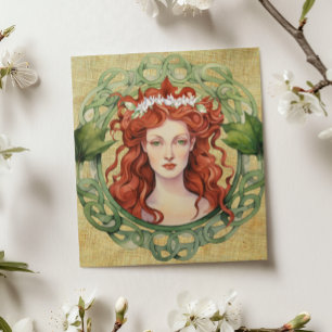 Coroa de Imbolc de Sta. Brígida Cartão de Boas Fes