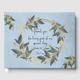 Coroa de Oliveiras de Casamento Livro de Visitas P