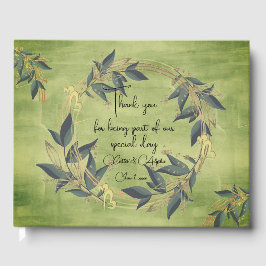 Coroa de Oliveiras para Casamento Livro de Visitas