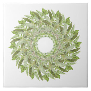 COROA DE ORÉGANO 15 CM Azulejo Cerâmico