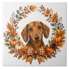 Coroa de Outono de Dachshund