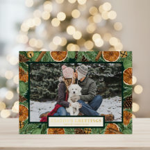 Coroa de Pinheiro Laranja Rústica com Brilho Doura