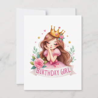 Coroa de Princesa Menina de Aniversário