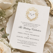 Coroa Floral Clássica Monograma Casamento