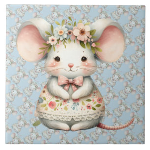 Coroa Floral Coroa Flor De Vestido Do Mouse
