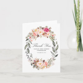 Coroa Floral Rosa Bege Casamento Agradecimento