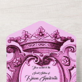 Coroa rosa Princesa Real Sweet 16