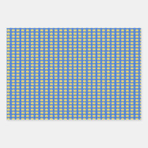 Coroa sueca em azul e amarelo