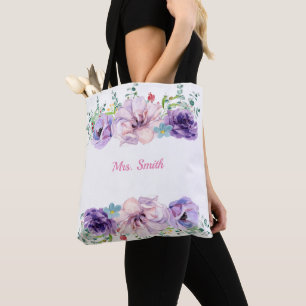 Coroa verde com saco de tote dedicado