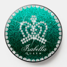 Coroa Verde Glamour Brilhante