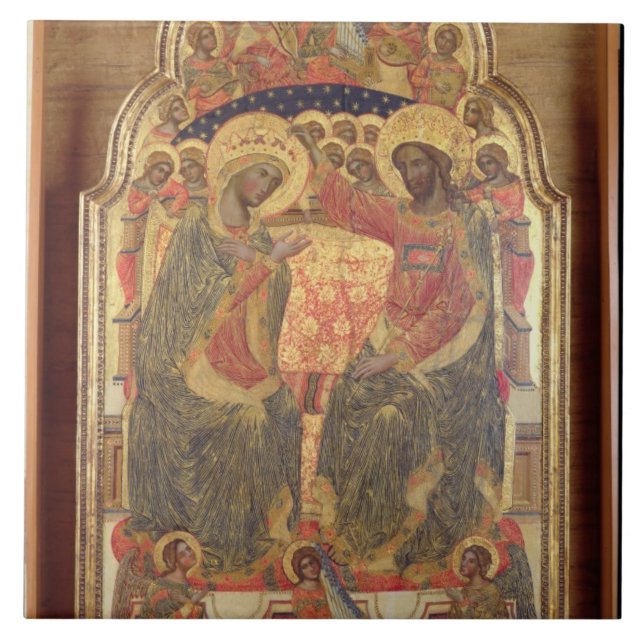 Coroação do Virgin, 1372 (Frente)